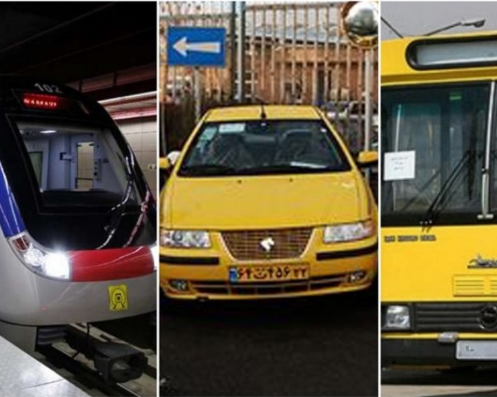 افزایش ۲۵ درصدی نرخ بلیت مترو، اتوبوس و تاکسی پایتخت در سال ۱۴۰۱